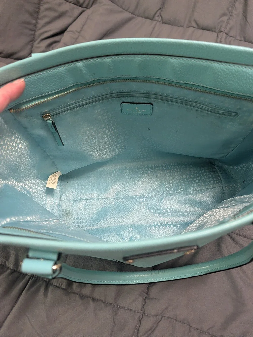 Kate Spade Wellesly Aqua Bag- Large